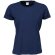 Camiseta de mujer 185 gr entallada personalizada azul vaquero