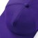 Gorra estilo rapero de 5 paneles Morado detalle 3