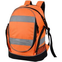 Mochila Hi-Vis con bandas reflectantes naranja