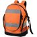 Mochila infantil con logo de nylon alta visibilidad cómoda y ligera barata naranja