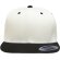 Gorra de diseño moderno con visera plana personalizada natural
