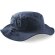 Sombrero con cordon ajustable en poliester azul marino
