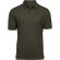 Polo unisex ajustado tejido mixto Salvia verde