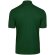 Polo unisex ajustado tejido mixto Verde bosque detalle 2