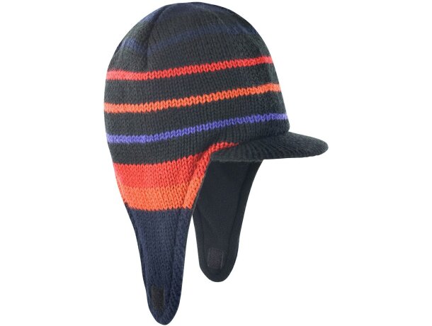 Gorra con orejeras y detalles de color Gorra con orejeras y detalles de color