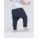 Pantalón bebé promocional para niños en viscosa. algodón orgánico 200 g/m2 Marino francés detalle 8