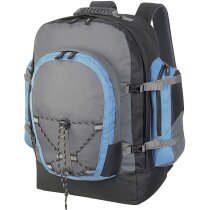 Mochila deportiva multibolsillos con logo negro/naranja Mochila deportiva multibolsillos con logo negro/naranja