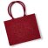 Bolsa Shimmer Yute Shopper Rojo/oro