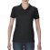 polo manga corta ajustado de mujer 190 gr personalizado negro