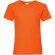Camiseta de niña Valueweith 160 gr Naranja