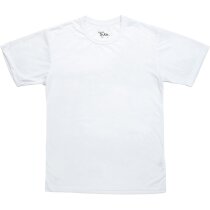 Camiseta técnica manga corta 205 gr para sublimación blanca Camiseta técnica manga corta 205 gr para sublimación blanca
