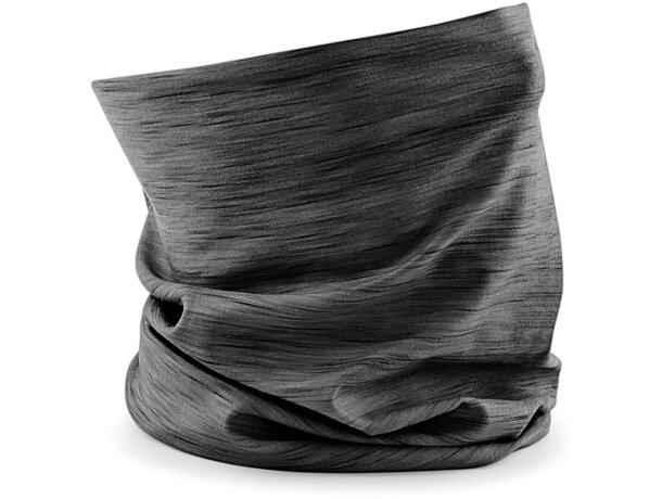 Braga cuello Morf microfibra transpirable efecto marl sin costuras Esmeralda detalle 3