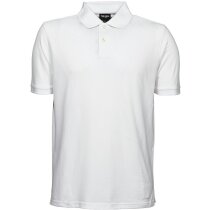 Polo unisex manga corta algodón 220 gr barato blanco