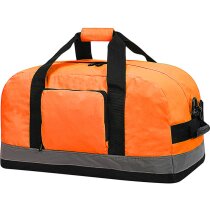 Bolsa deportiva poliéster color flúor personalizada