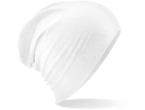 Gorro slouch Hemsedal algodón doble capa personalizable Fucsia detalle 4