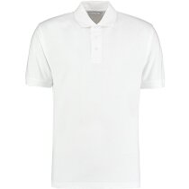 Polo manga corta unisex tejido mixto 185 gr blanco