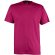 Camisetas manga corta algodón peinado hombre 150 g/m2 Rosa frambuesa