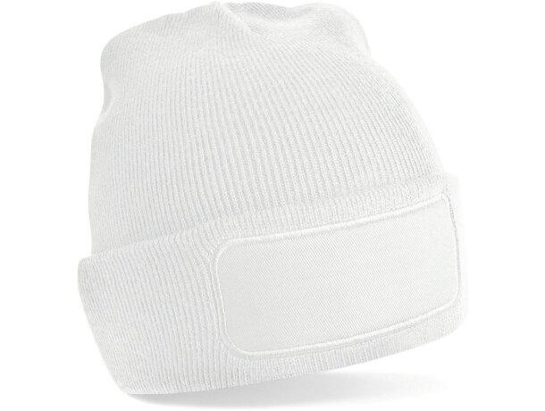 Gorro polar fabricado en poliester blanco