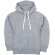 Sudadera con capucha de mujer personalizada gris