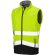 Chaleco softshell de seguridad imprimible Amarillo fluorescente/negro