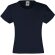Camiseta de niña Valueweith 160 gr personalizada azul marino