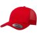 Gorra vintage camionero: estilo retro reinventado Rojo detalle 5