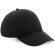 Gorras de béisbol personalizable hebilla deslizable poliéster reciclado Pro-style Negro