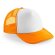 Gorra  modelo vintage especial para sublimación Naranja/blanco