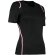 Camiseta técnica Cooltex negro/fucsia