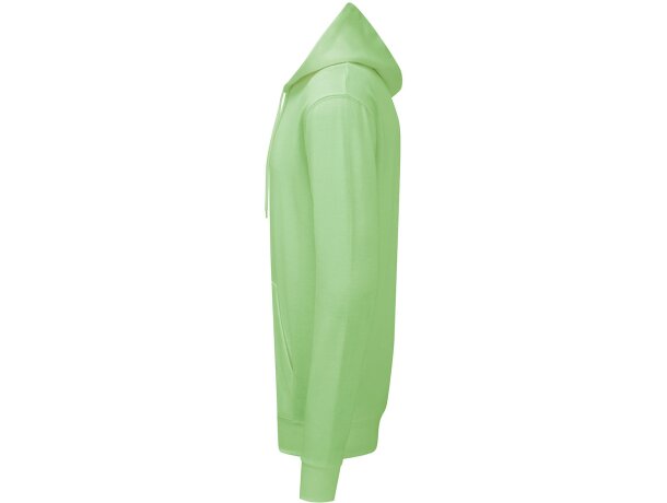 Sudadera con capucha hombre de poliéster 280 g/m2 Menta neon detalle 2