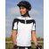 Camiseta de mujer manga corta ciclista 170 gr Blanco/negro detalle 1