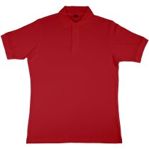 Polo unisex de tejido mixto 185 gr con logo blanco Polo unisex de tejido mixto 185 gr con logo blanco