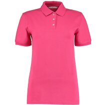 Polo de manga corta de señora 205 gr personalizada fucsia Polo de manga corta de señora 205 gr personalizada fucsia
