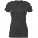 Camiseta larga de mujer con manga corta personalizada gris oscuro