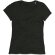 Camiseta de mujer manga corta 100% algodón personalizada negra