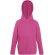 Sudadera con capucha de niños personalizada fucsia