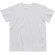 Camiseta manga corta de niños 155 gr con logo blanca