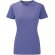 Camiseta de mujer blanca 155 gr personalizada azul