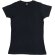 Camiseta manga corta de mujer personalizada negra
