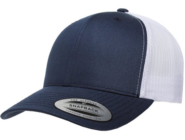 Gorra Retro Trucker 2-tone Marino/oxford azul detalle 5