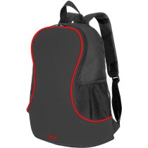 Mochila urbana de poliéster con color combinado azul personalizado Mochila urbana de poliéster con color combinado azul personalizado