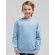 Sudadera para niño personalizada para niños de poliéster 280 g/m2 Azul cielo detalle 1