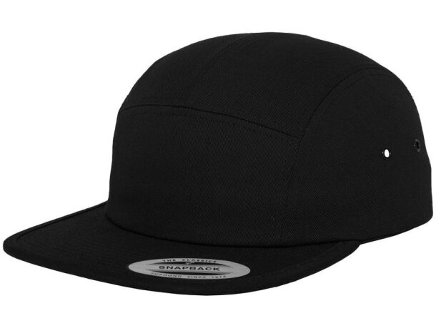 Jockey clásico: gorra de estilo vintage Negro detalle 2