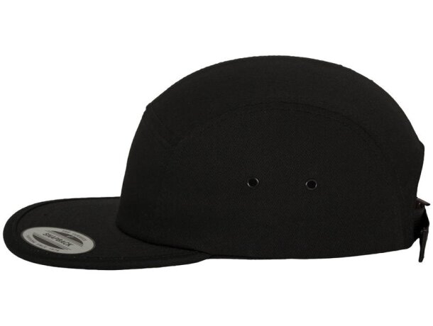 Jockey clásico: gorra de estilo vintage Negro detalle 5