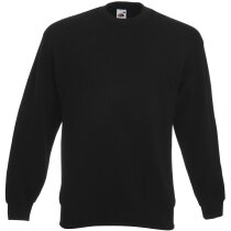 Sudadera de hombre con manga montada negra