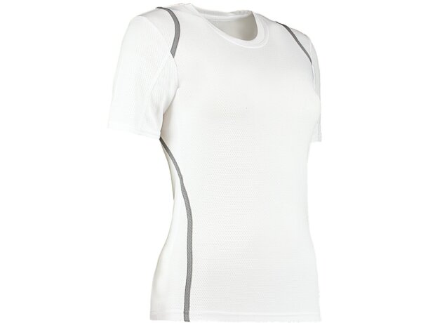 Camiseta técnica Cooltex merchandising blanco/gris
