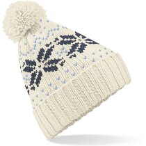 Gorro para la nieve de punto decorado