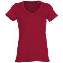 Camiseta de mujer manga corta 100% algodón