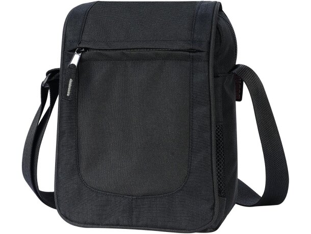 Bolsa bandolera muy resistente personalizada negra Bolsa bandolera muy resistente personalizada negra