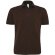 Polo piqué manga corta unisex 220 gr Marron